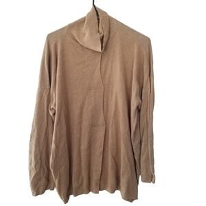 United Colors Of Benetton Angora Cashmere Turtleneck Sweater Sz 2X Quiet Luxury